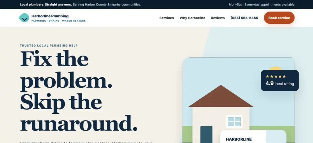 Harborline Plumbing Homepage